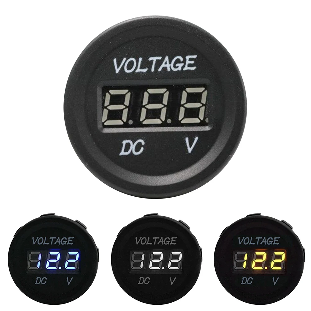 New DC 5 30V Digital Voltmeter Professional Black LED Digital Display