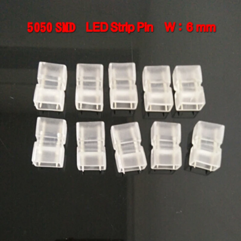 110V 220V Светодиодная лента 2 контакта для SMD 5050 5630 3014(6 мм) 3528(4 мм) 2835(12 мм) Светодиодная лента, аксессуар со специальным контактом