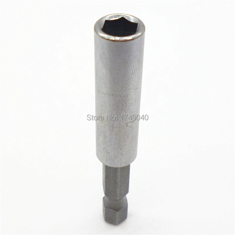 

60mm Magnetic Socket Driver Conversion Tool 1/4" Inner Hex Drill Bit Adaptor 1/4" Hex Shank Screwdriver Bit Holder