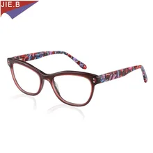 Модные брендовые женские очки кошачий глаз, ацетатная оправа, женские очки по рецепту, женские оправа для очков при близорукости