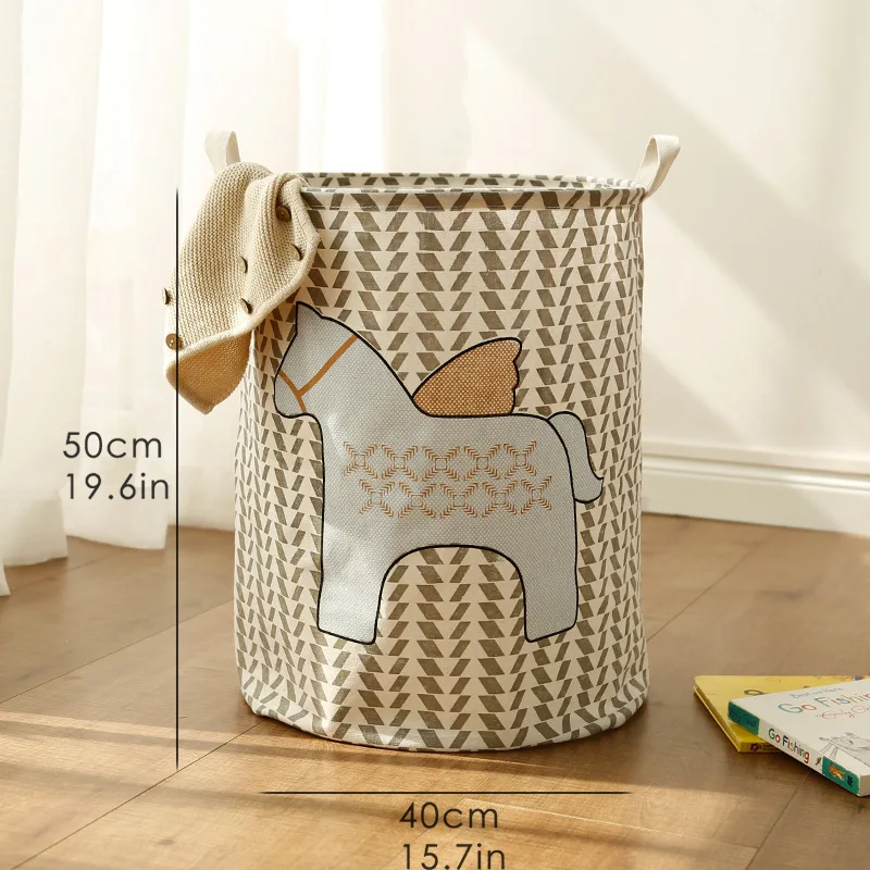 Can fold large clothes organizer box waterproof dirty clothes basket toys receive basket laundry