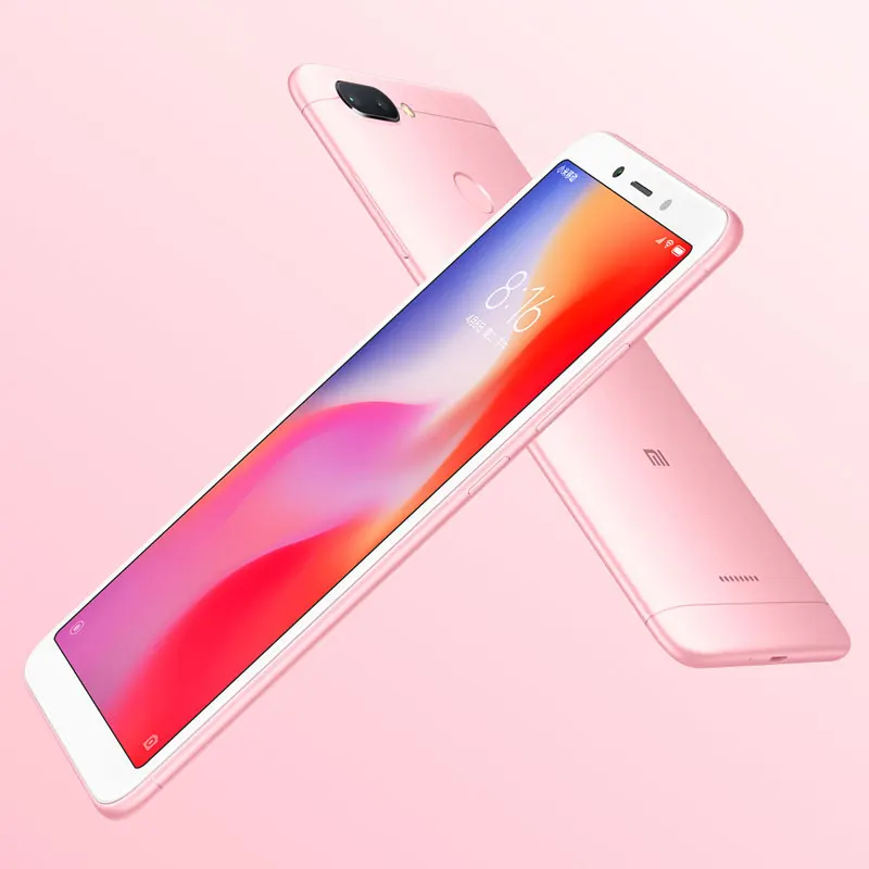 Глобальная версия Xiaomi Redmi 6, 3 ГБ, 32 ГБ, 5,45 дюйма, HD, полный экран, 18:9, смартфон Helio P22, четыре ядра, AI, двойная камера 12 Мп+ 5 МП, CE FCC