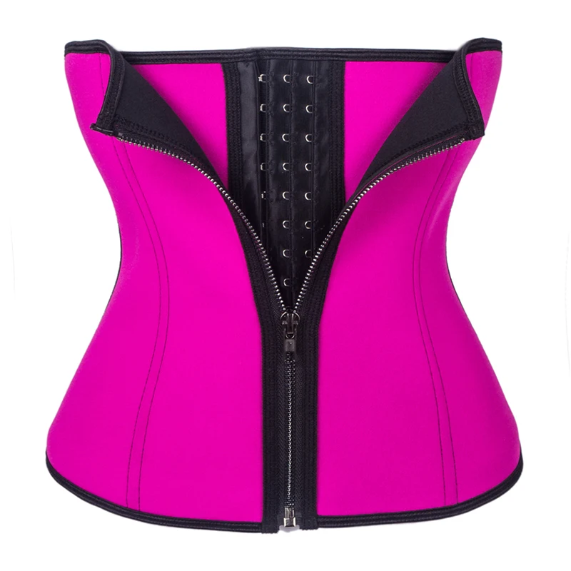 FLORATA-Plus-Size-S-3XL-6-Steel-Boned-Neoprene-Underbust-Corset-Waist-Cincher-Sexy-Body-Shaper (2) 