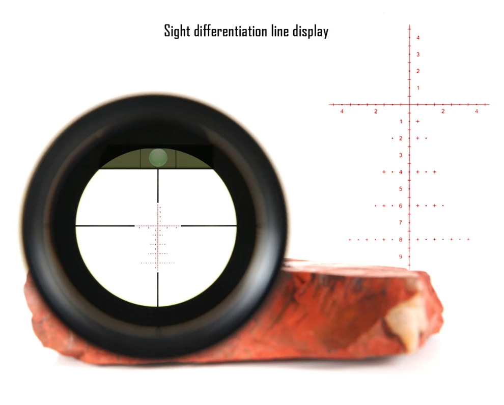 Тактический 4-16x44 Sfir дальность винтовки прицел воздушная винтовка оптика красная точка с подсветкой прицел дробовик стрельба охота