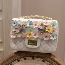 Плечи Весенняя женская новая модная ручная Алмазная Цветочная цепочка на плечо