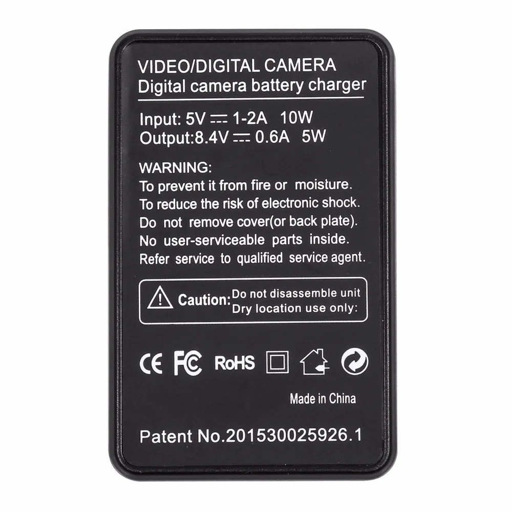 Caricabatterie per Canon EOS 5D 10D 20D 30D 40D 50D Digital Rebel 1D D60 300D D30 G2 G3 G6 USB LCD BP-511A BP511 BP511A 39