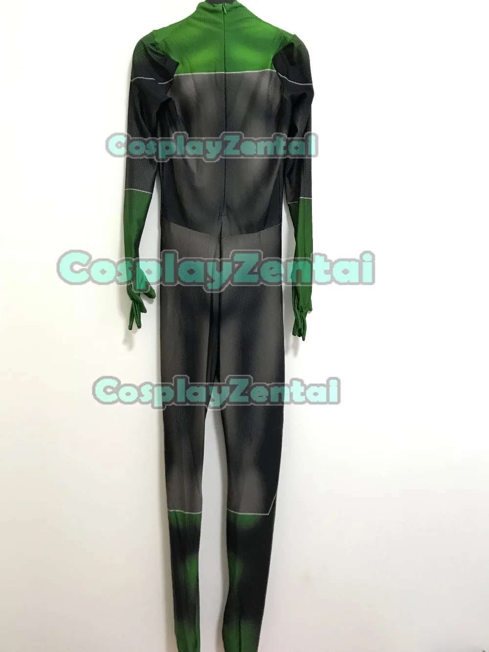 Костюм зеленого фонаря с 3D принтом супергерой Зеленый Фонарь Косплей Костюм Хэллоуин вечерние Косплей Боди без наглазника