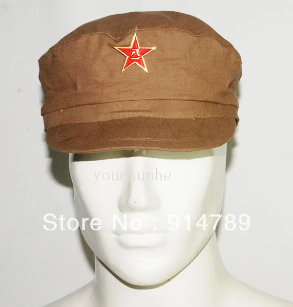 Китайский армейский военный офицер Тип 50 хлопок шляпа кепки M-31841