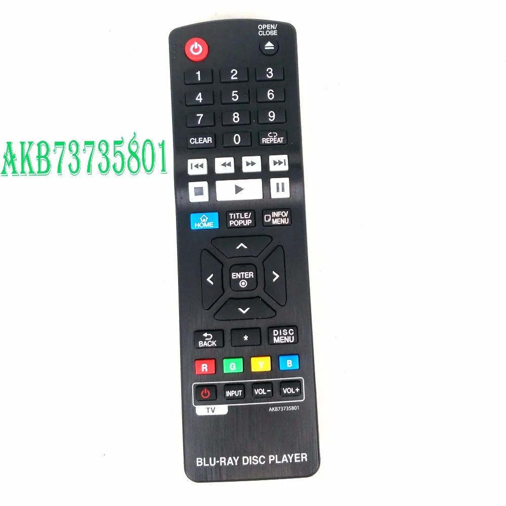 Б/у оригинальный пульт дистанционного управления AKB73735801 для LG Blu Ray дисковый плеер