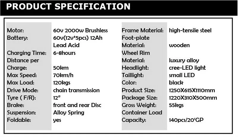 Perfect Big Power Adult Folding Electric Scooter 60V 2000W, 70Km/h, Two Wheels Electric Foldable Scooter, electric scooters wooden deck 1 Perfect Big Power Adult Folding Electric Scooter 60V 2000W, 70Km/h, Two Wheels Electric Foldable Scooter, electric scooters wooden deck 1