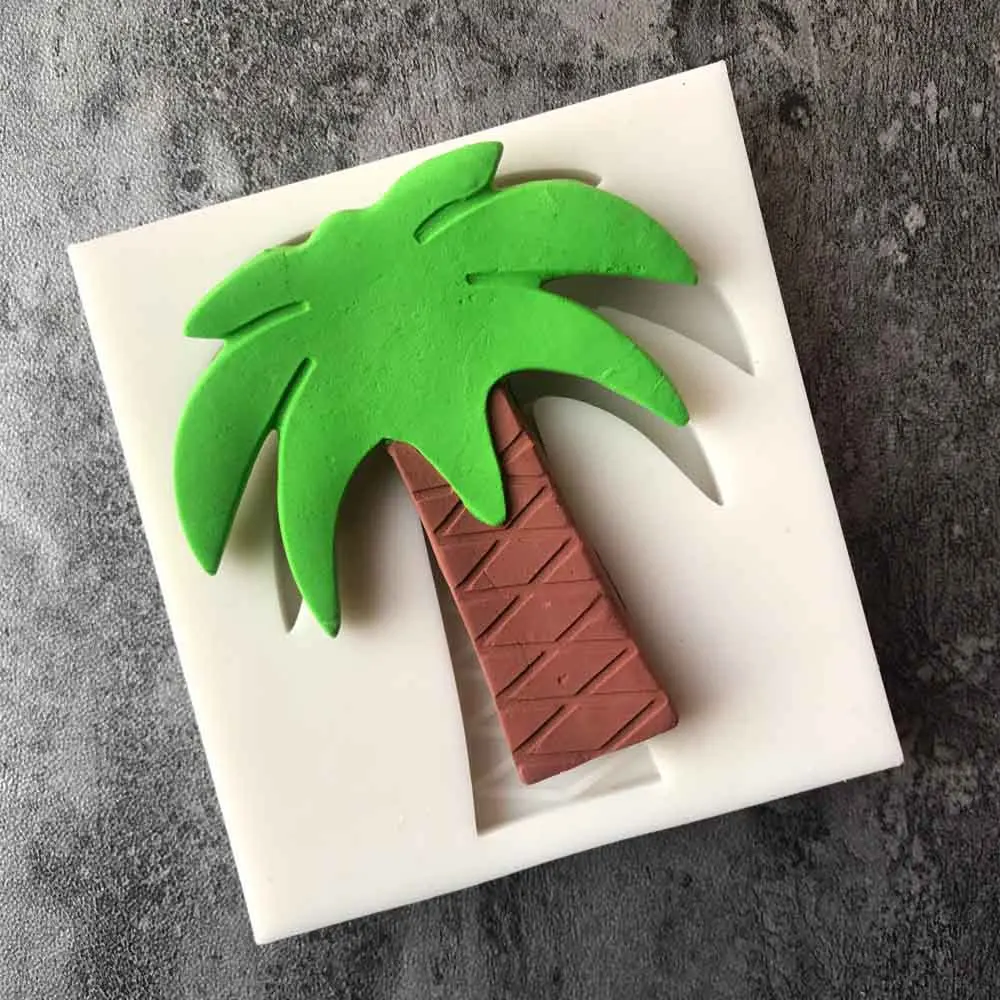 

Palm Tree/Watermelon/Pineapple Silicone Mold Cake Candy Chocolate Molds Soap Embossed Decoration Pudding Mould DIY Baking Tools