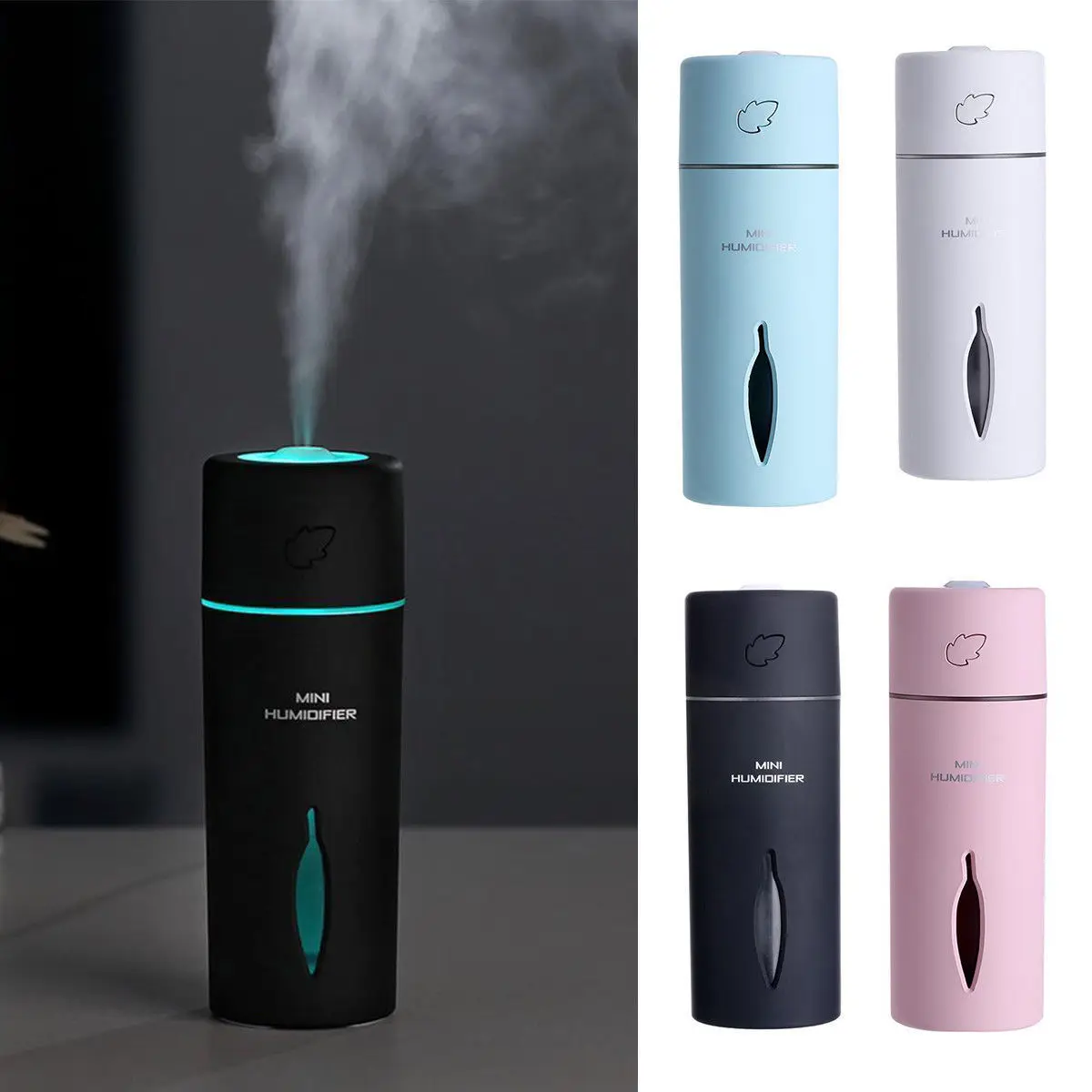 

Summer Hot Sells LED Mini USB Humidifier Air Purifier Diffuser 150ml Portable Office Home Car New