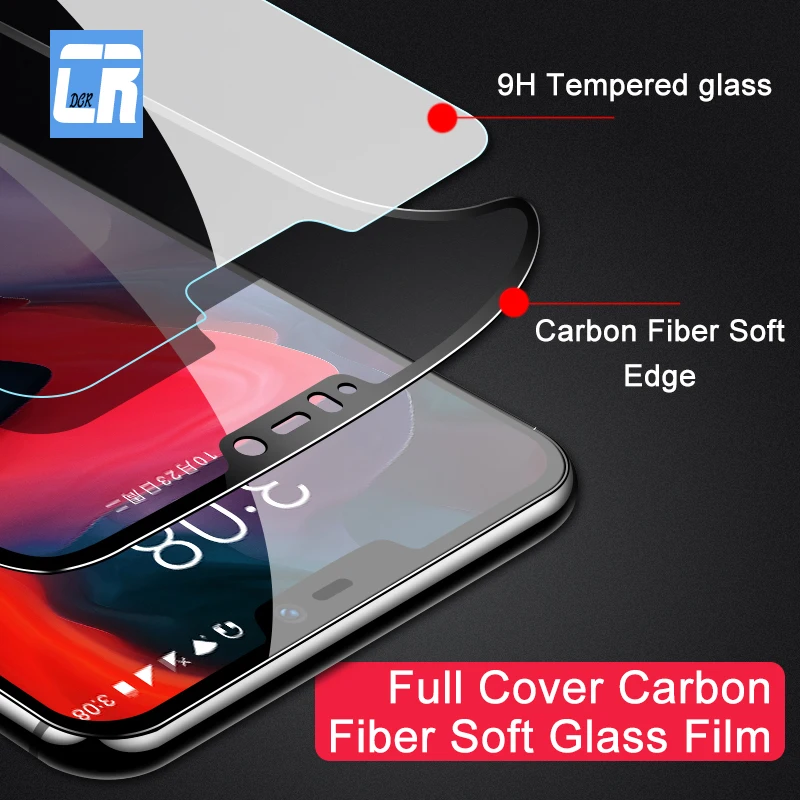 

3D Curved Edge Soft Protective Tempered Glass for One Plus 6 5 Full Cover Protective Film for Oneplus 3T 3 Explosion Proof Film