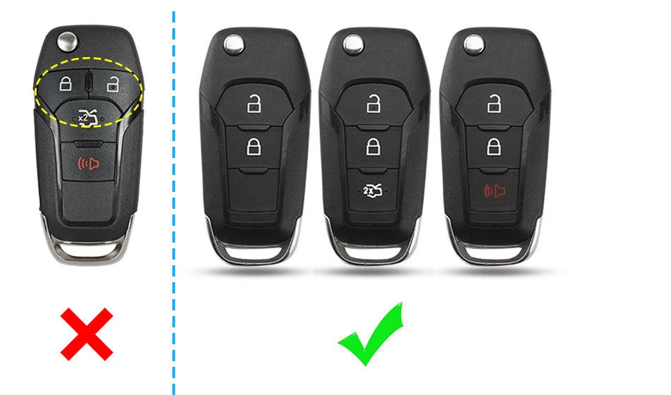 Подходит для Ford Ranger Explorer Mondeo Ecosport TPU автомобильный смарт-чехол для ключей, чехол-накладка, защитный декоративный держатель, флип-ключ
