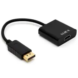 Displayport мужчин и женщин HDMI видео конвертер Кабель-переходник, адаптер 2 К * 4 К Расширение адаптер для проекторов телевидения PC