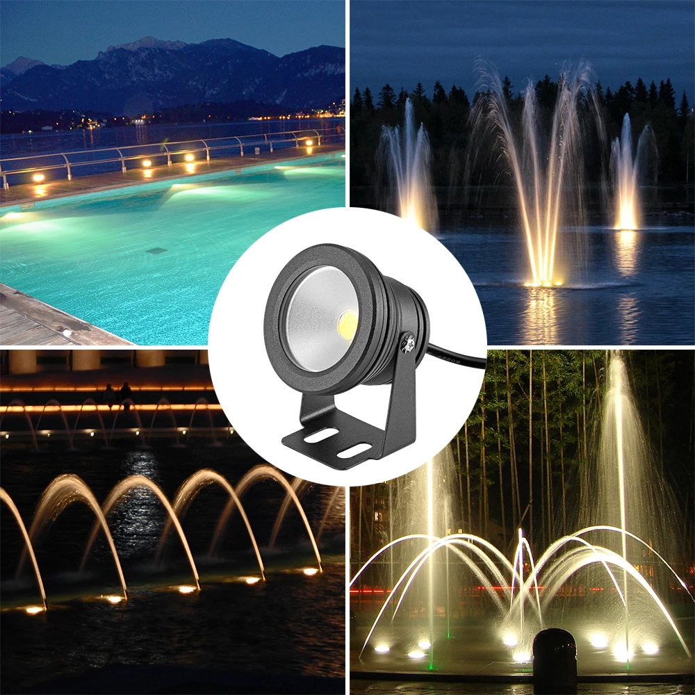 ip65, led para piscina, fontes, lago, jardim,