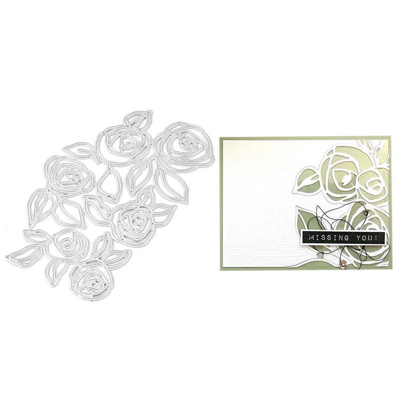 

Special Flower Metal Cutting Dies for Scrapbooking DIY Album Embossing Folder Paper Cards Maker Template Decor Stencils Crafts