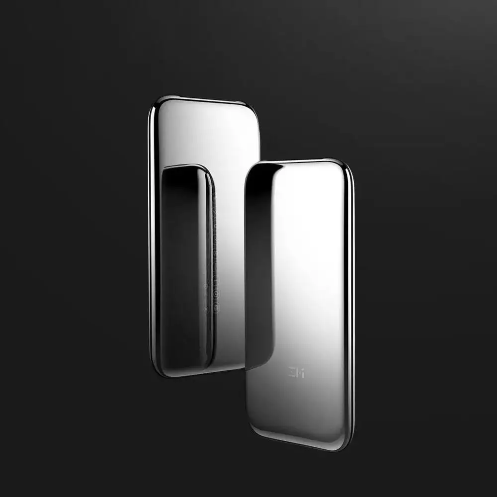 ZMI QPB60 Space из нержавеющей стали PD QC2.0 Быстрая Зарядка Power Bank 6000 мАч с кожаным