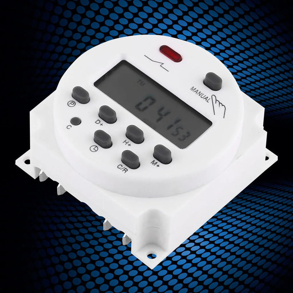 

2019 Hot LCD Digital Weekly Programmable Power Timer Time Relay Switch CN101A Dropshipping