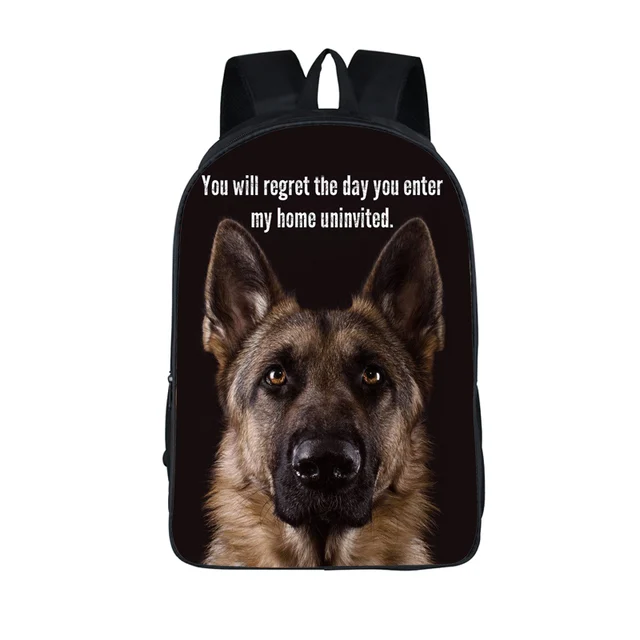 Buy Colored Dog Animal Backpack German Shepherd