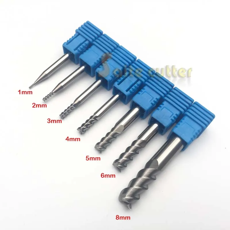 VHM 16 mm 55° 3 Flute Conventional carbide end mill 1Pcs for ALU
