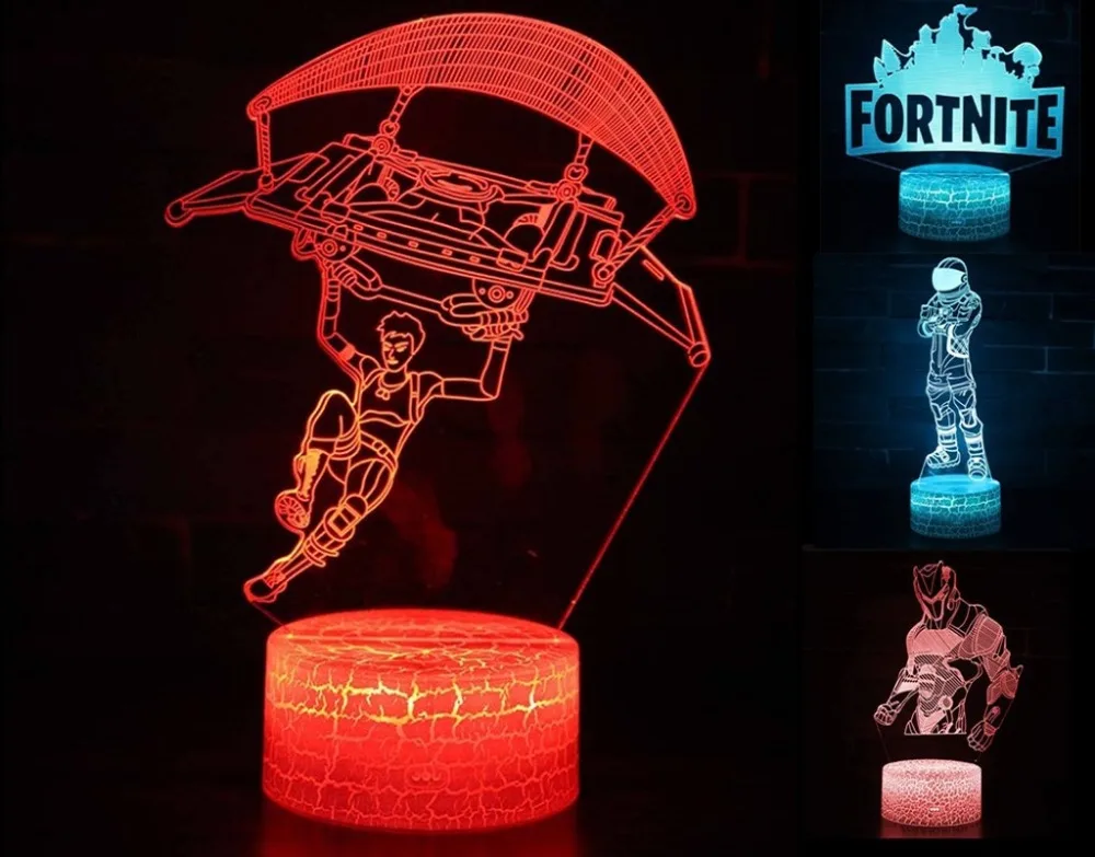 

LED colorful touch remote control 3D night light