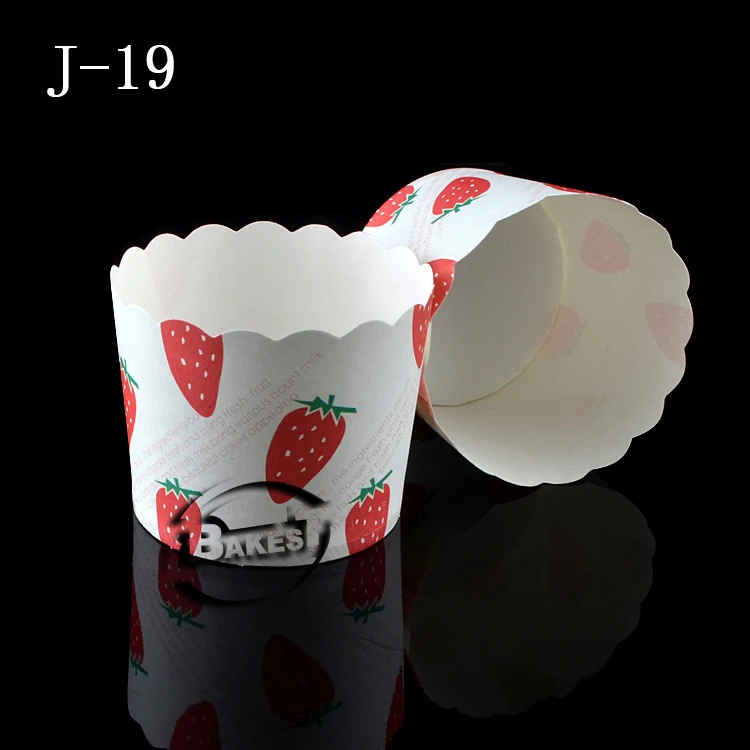 

BAKEST 100pcs/lot Middle Size Strawberry Pattern Cake Baking Paper Cup Cake Tools For Wedding Party