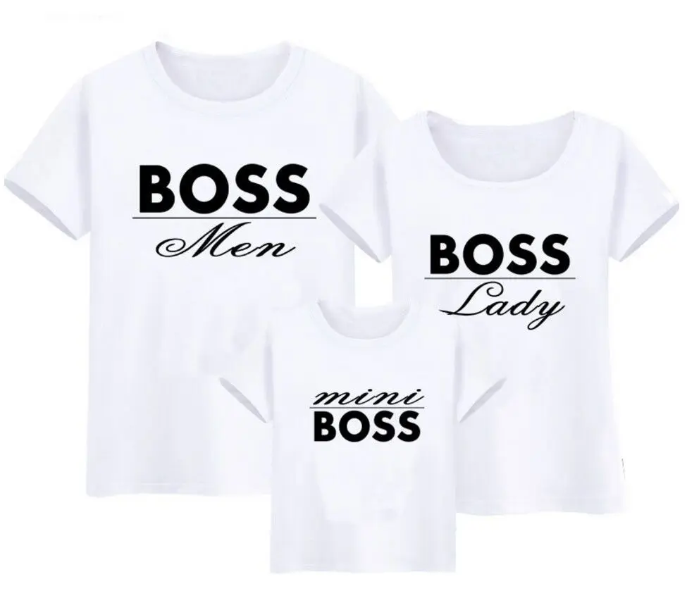 boss and mini boss shirts