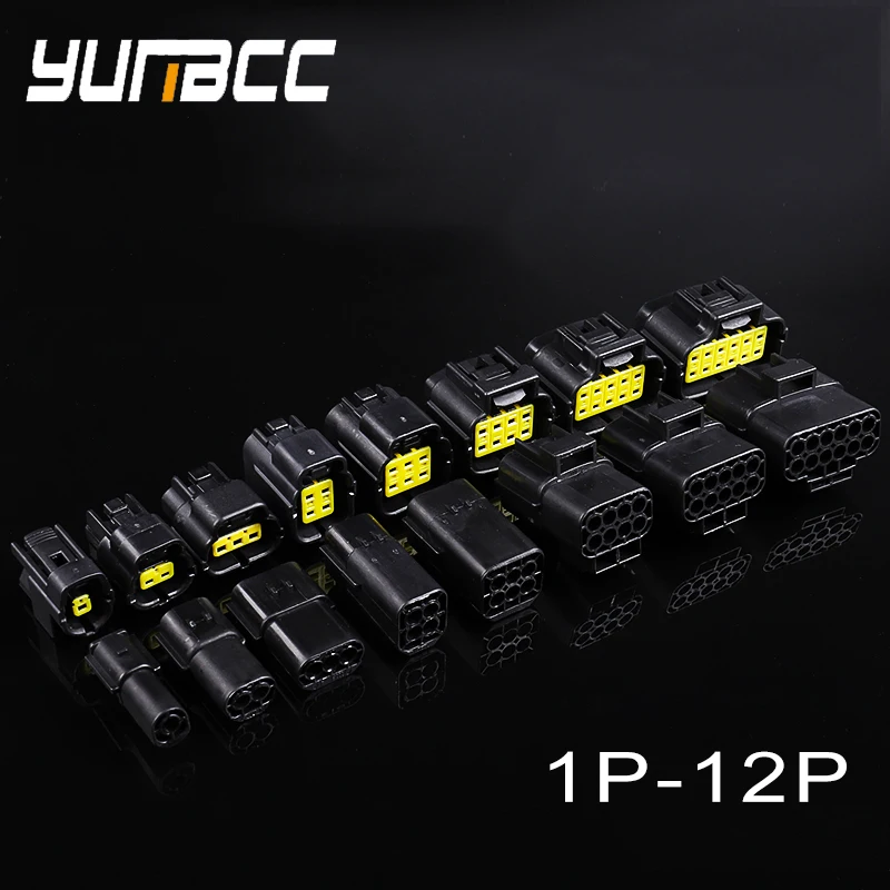 

1Set Denso 1.8 Series 1/2/3/4/6/8/10/12Pin Waterproof super Sealed Sealing Car Auto Eletrical Wire Cable Connector Plug