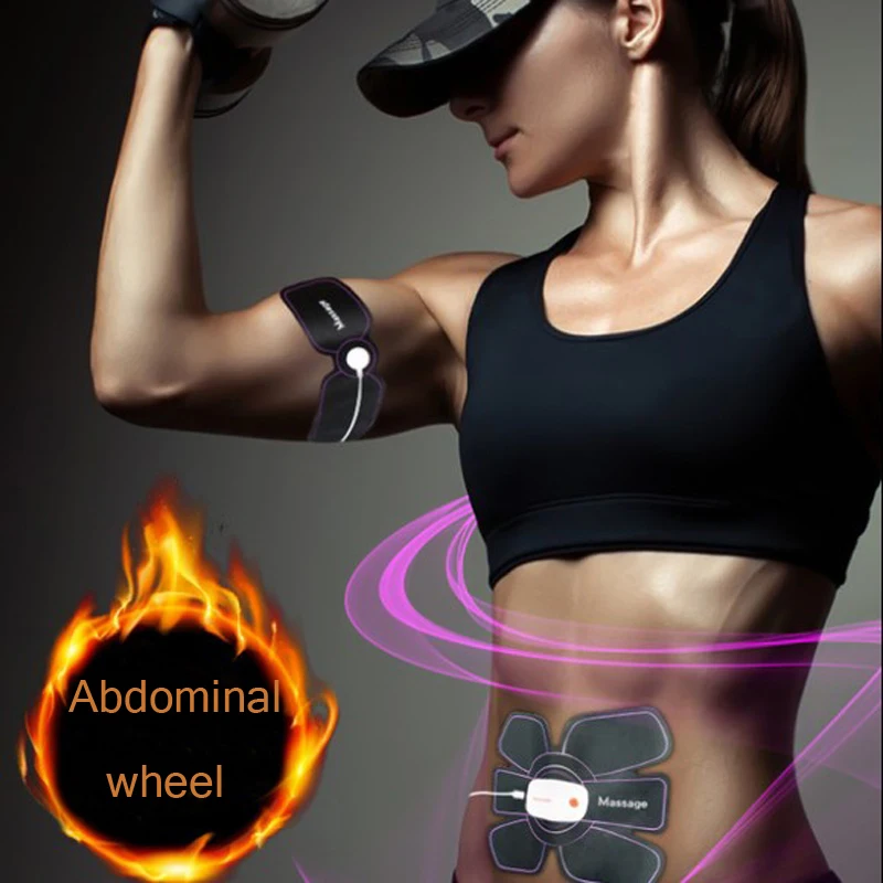 New Abdominal Muscles Trainer Power fit Vibration Plate ab Abdominal Muscle Stimulator Toning
