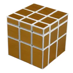 ShengShou 57 мм 3x3x3 матовый серебристый и Золотой Зеркало Magic Cube литой покрытием твист площадь Cubo мэджико обучения и образование игрушки