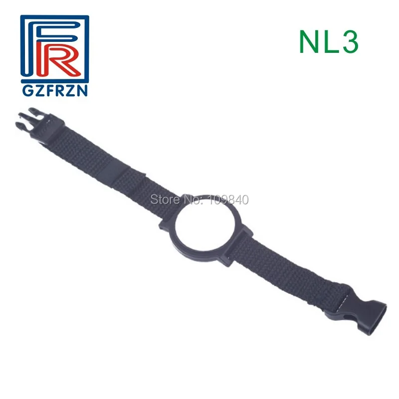 1 шт. 125 кГц T5577 нейлоновый браслет регулируемый ISO 11784/11785 тканый ремешок для