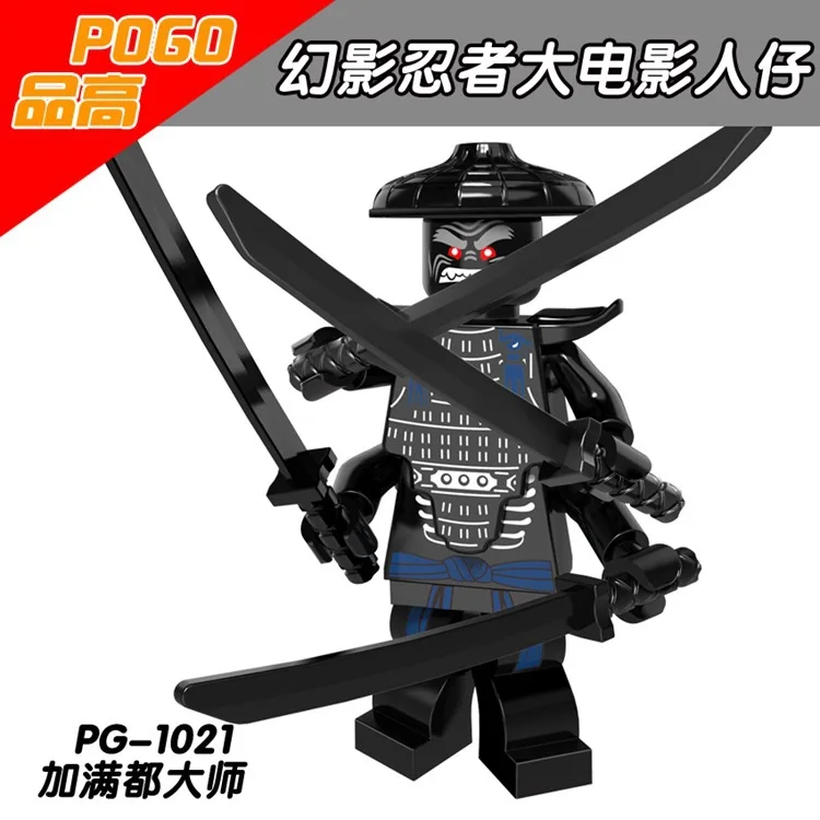 Ninja Movie Nya Lord Garmadon Flashback Master Wu Shark Army Angler Great White N POP Girl совместим с Lego Figure Blocks|ninjago