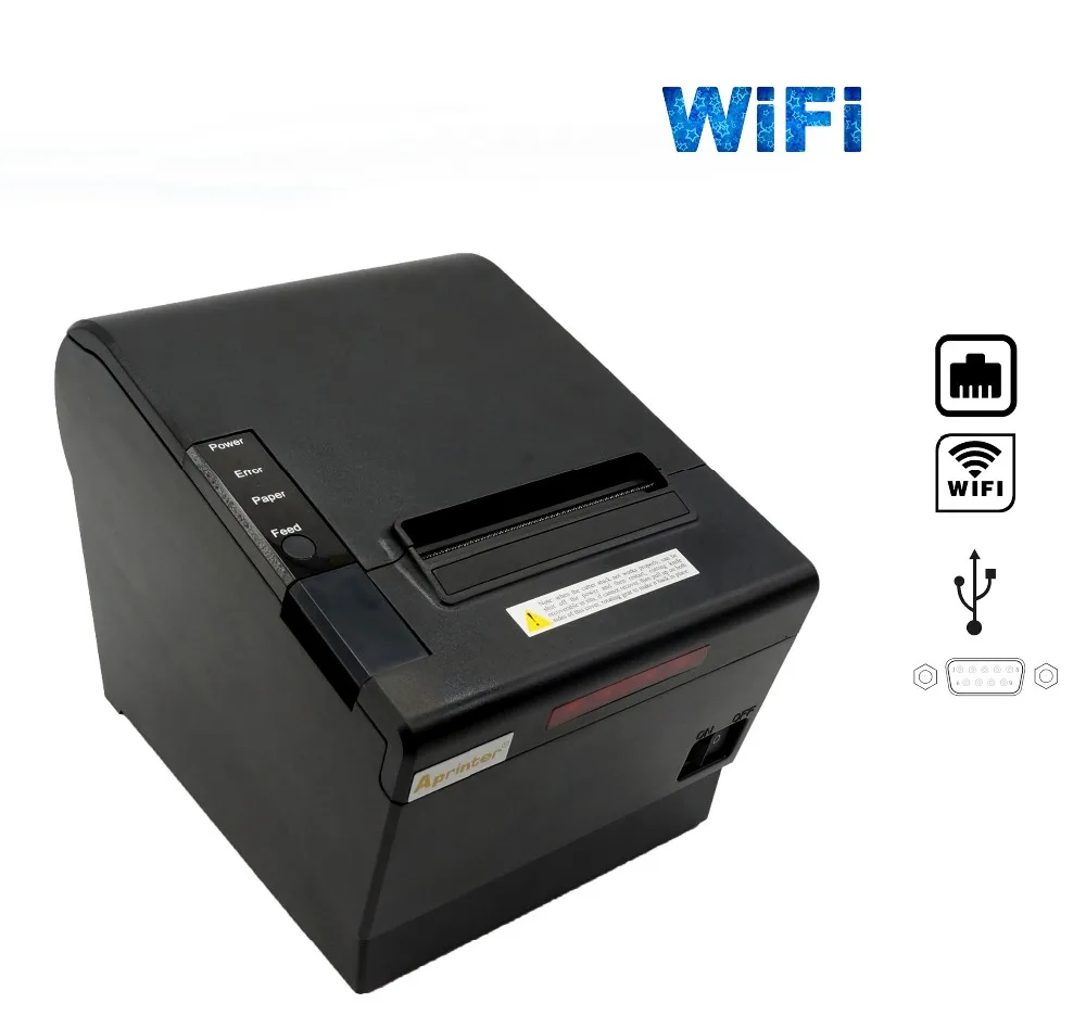 80mm WIFI POS printer Thermal receipt Printerin Printers from Computer