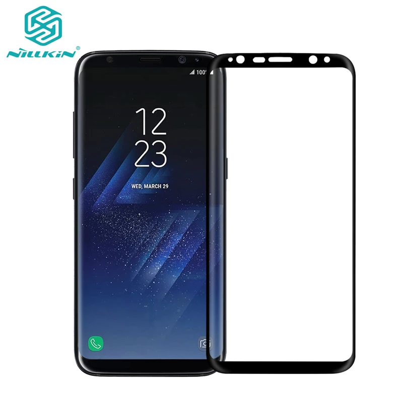 bilder für Nillkin 3d cp + 0,33mm voll abdeckung ausgeglichenes glas-schirm-schutz für samsung galaxy s8 5,8 zoll mit kleinpaket bilder für Nillkin 3d cp + 0,33mm voll abdeckung ausgeglichenes glas-schirm-schutz für samsung galaxy s8 5,8 zoll mit kleinpaket