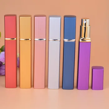 

12ML Portable Perfume Refillable Bottle Makeup And Skin Care Container Glasses Travel Bottles Metal Box Parfum Atomizer CO764
