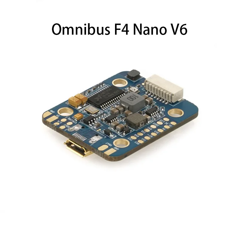 

OMNIBUS F4 Nano v6 met LC filter vlucht controller gebruikt MPU6000 over SPI voor stabiele prestaties stable flight performance