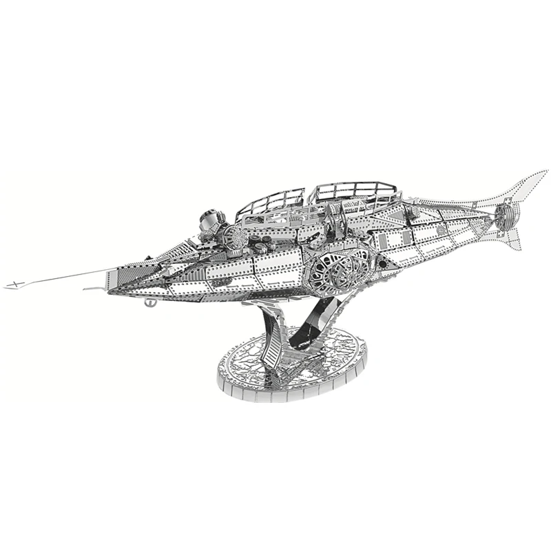 Nautilus 3D металлические Пазлы USS SSN-571 Развивающие фигурки цифры-миниатюры подарки
