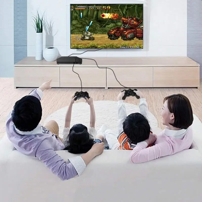 Ретро игровая консоль, развлекательная система HD видео игровая консоль 32 GB 800 классические игры 4 K HDMI ТВ выход с 2 шт. джойстик для
