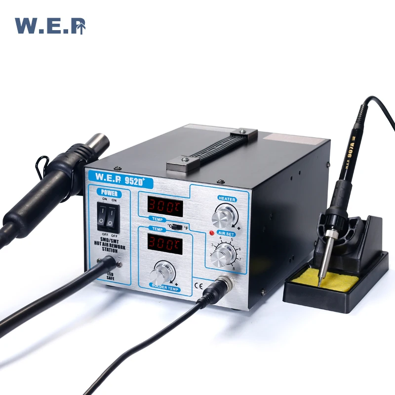 WEP 952D+ мембранный насос фена паяльная железная паяльная станция
