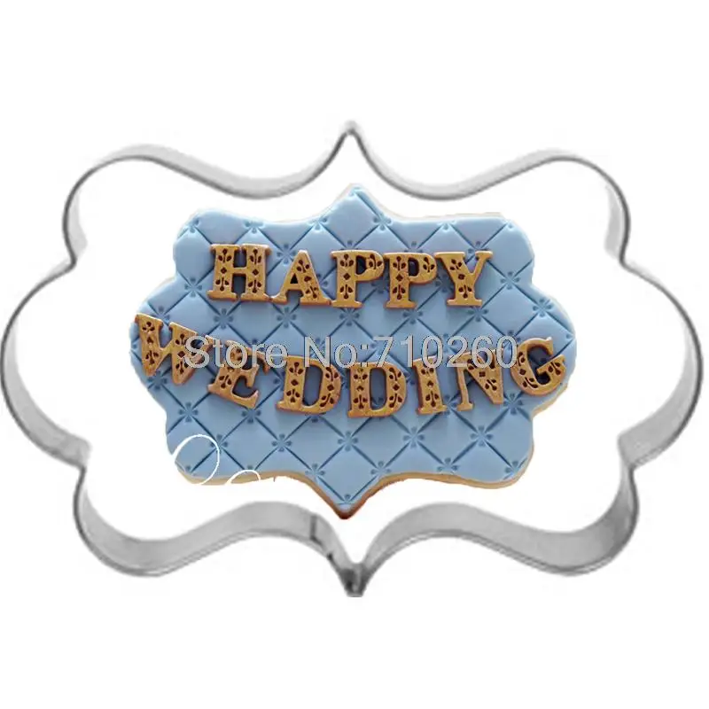 F087 Plaque Cutter Cookie Frame Cake Stainless Steel Mold beautiful