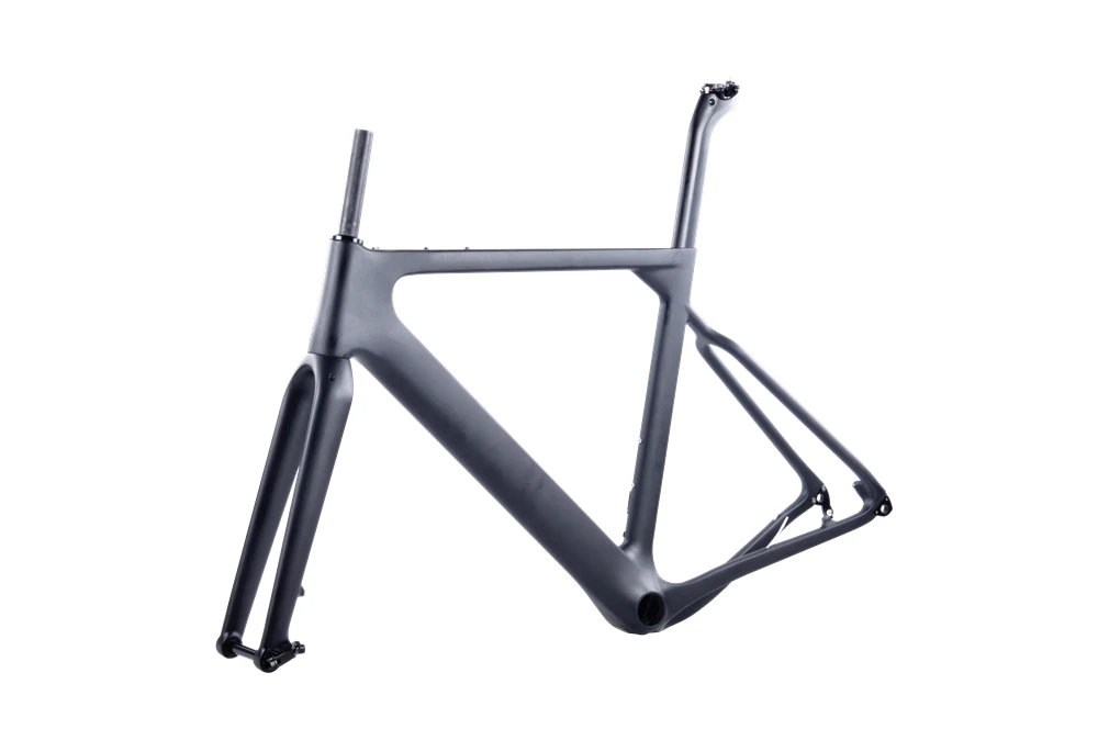 Discount THRUST Gravel Bike Carbon Frame Cyclocross Disc Brake Full Carbon Road Bicycle Gravel Frame Mechanical Di2 System 6