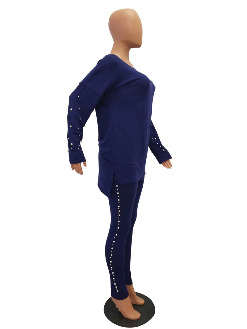 2018 autumn women knitting tracksuit set-1