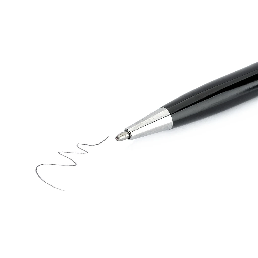 10x 2in1 Capacitive Stylus Pen/ Ballpoint Touchscreen Hand Writing Pen Black