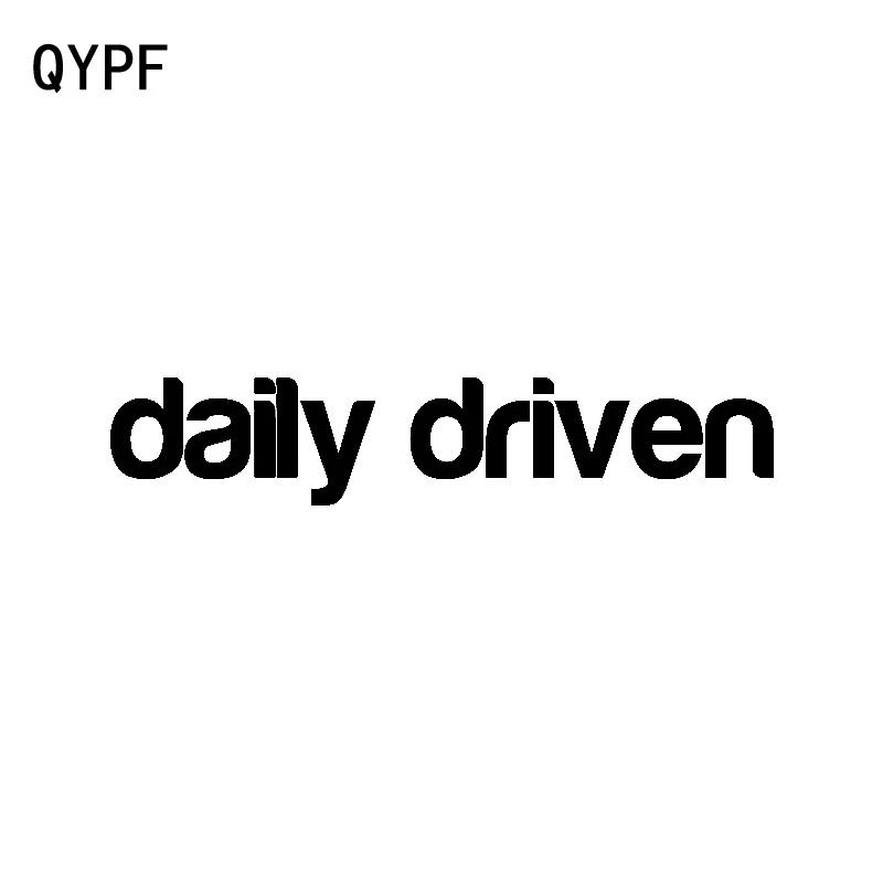 

QYPF 15CM*2.9CM Fashion Personality Decoration Vinyl Daily Driven Car Sticker Decal Black Silver C15-2098