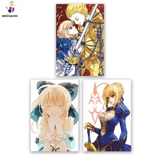 DIY картинки для раскраски по номерам с цветами Fate stay night эмия Ширу картина Рисование по номерам в рамке