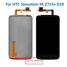 Black LCD Display Touch Screen Digitizer Assembly For HTC Sensation XE Z715e G18 Phone Replacement Parts