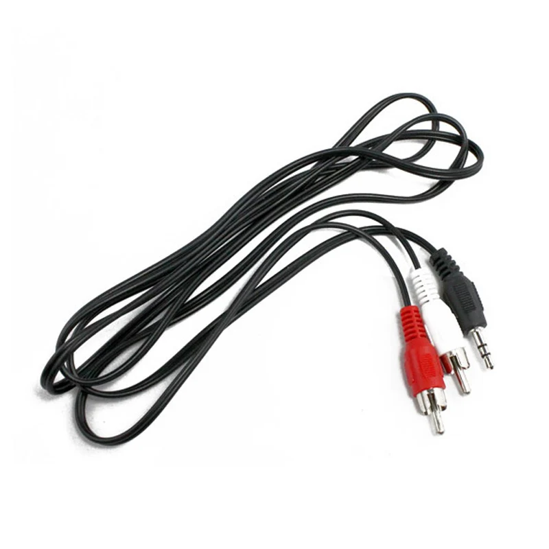 

1.5M Adapter Cable 3.5 mm headphone socket to AV RCA Cable M/M to AV RCA Audio Y Adapter for ipod/mp3/MP4