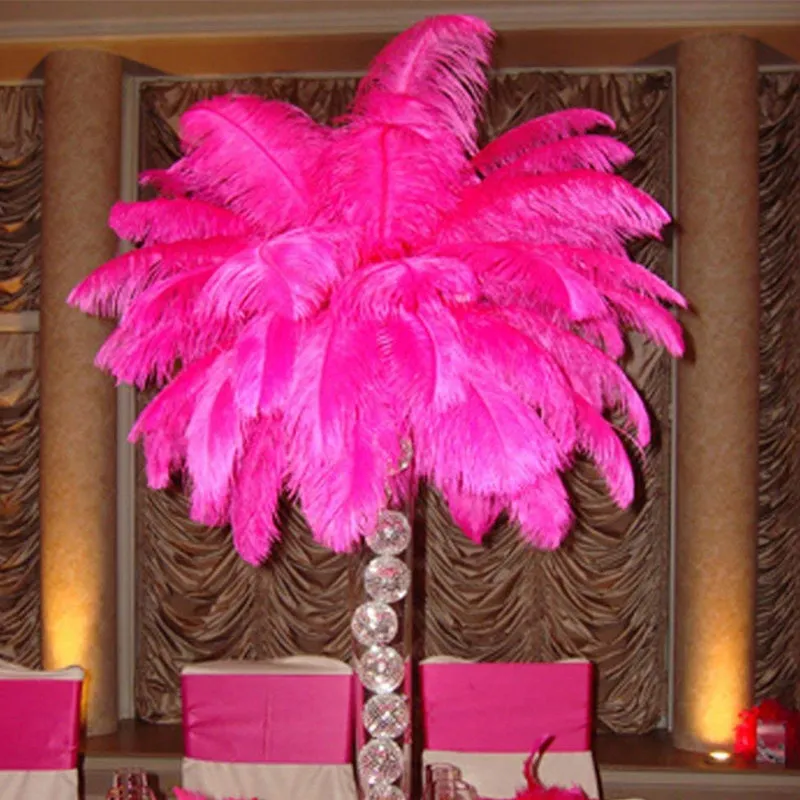 10 шт./лот, 15-70 см, розовый, красный, страусиное перо, костюм, свадебное украшение, перья, принадлежности, карнавал, танцор, украшение, оперение