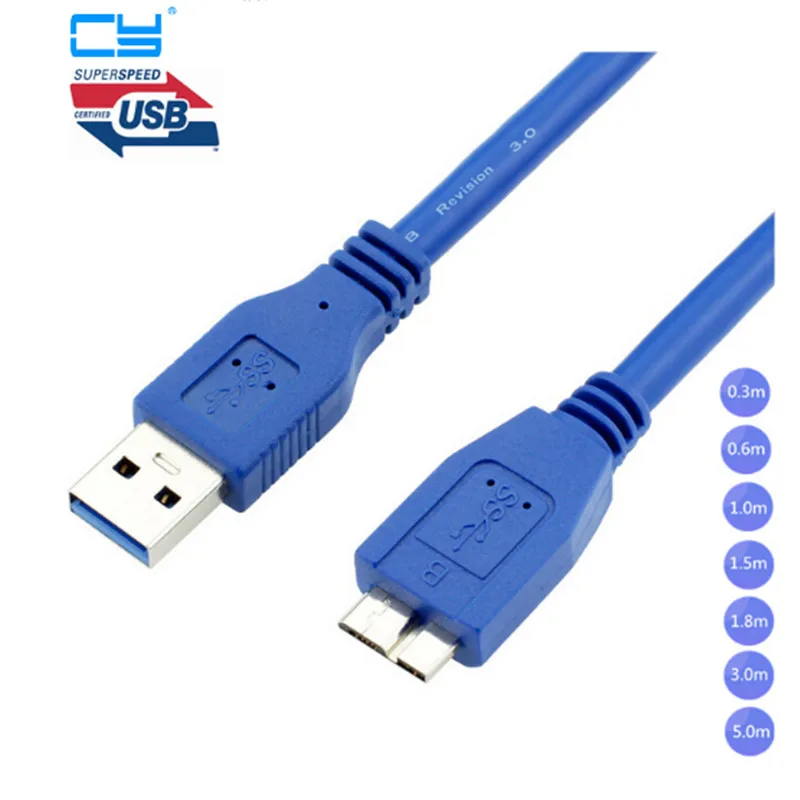 Premium 1FT 5FT 10FT USB 2.0 A Male to Female Extension Cable Cord Blue